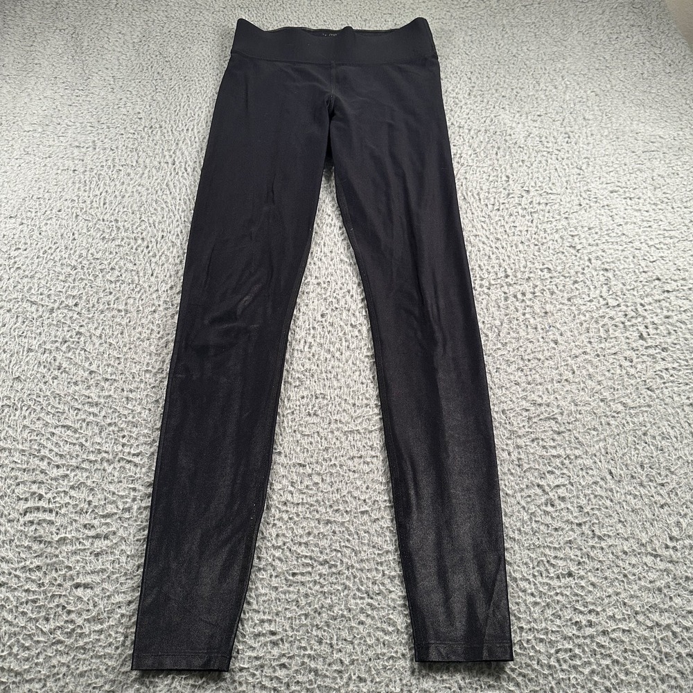 Carbon38 Takara‎ Shine Leggings Womens Small Metallic Black Activewear